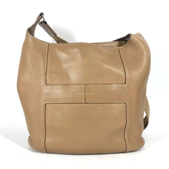HERMES Good News PM Bag Crossbody Shoulder Bag Leather Beige/SilverHardware - Picture 1 of 15